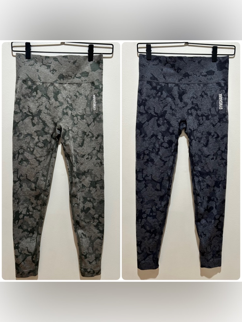 Gymshark Adapt Camo Seamless Leggings Pants Bundle Set of 2 - Women’s Medium